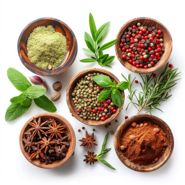 fresh-spices-herbs-set-pepper-piles-collection-aromatic-plants-seasonal-food-collection-various-spices_162695-46130